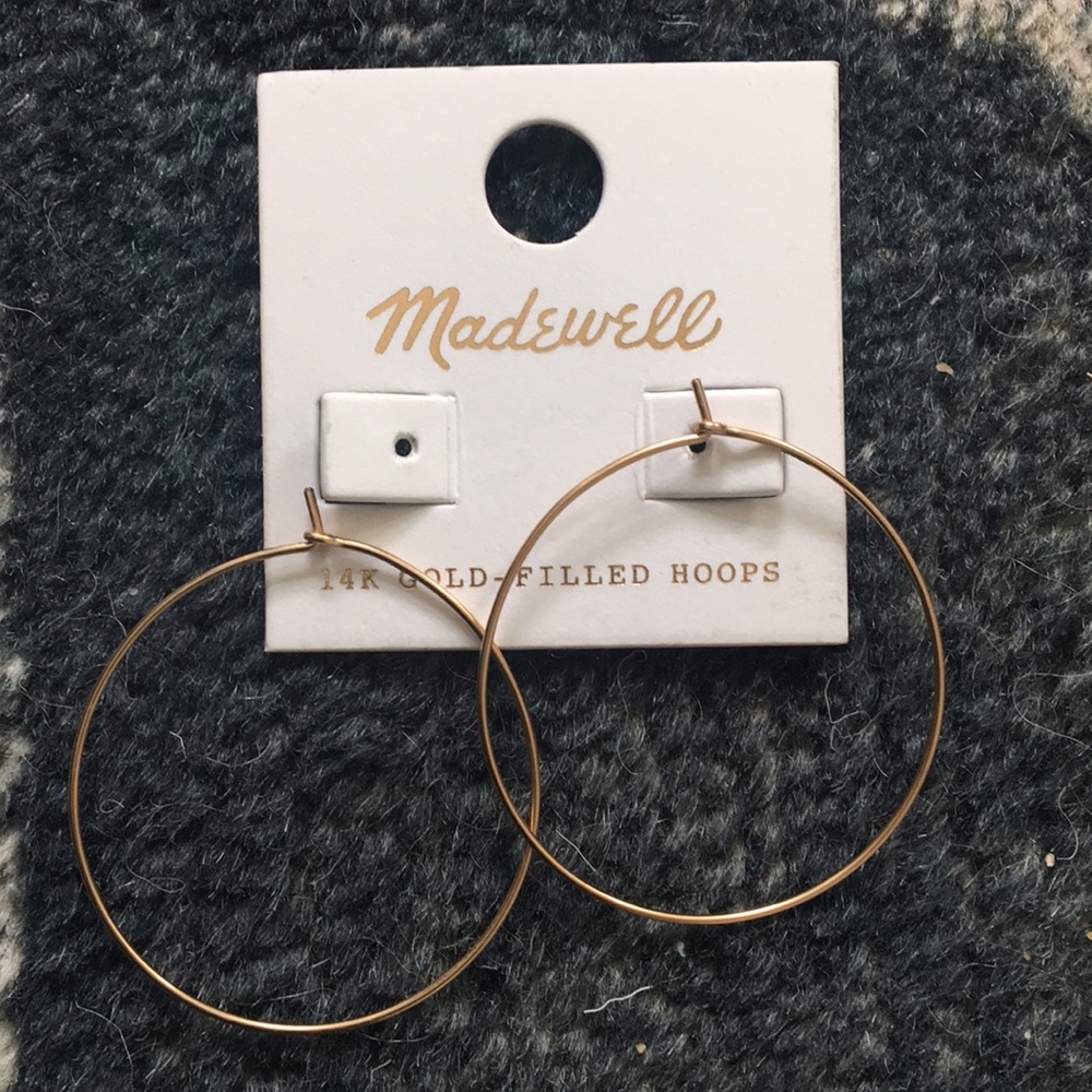 Madewell 14K Gold Filled Hoops